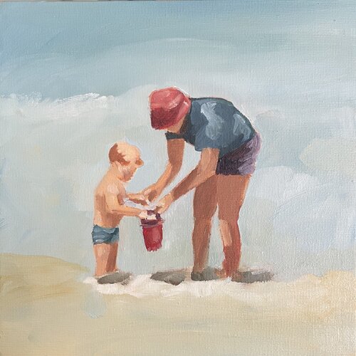 Beach Bucket de Heather Bailey, Pintura a la venta en Singulart