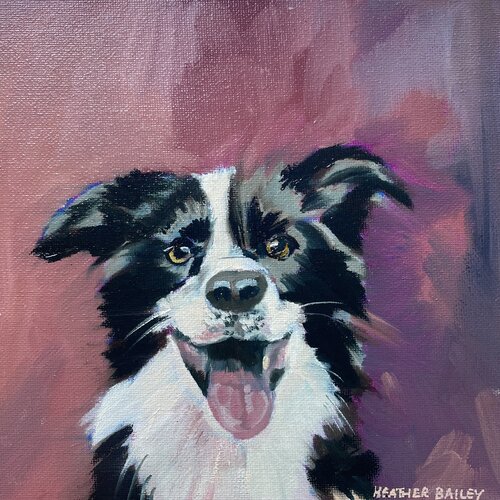 Zac by Heather Bailey, 油畫 for Sale on Singulart
