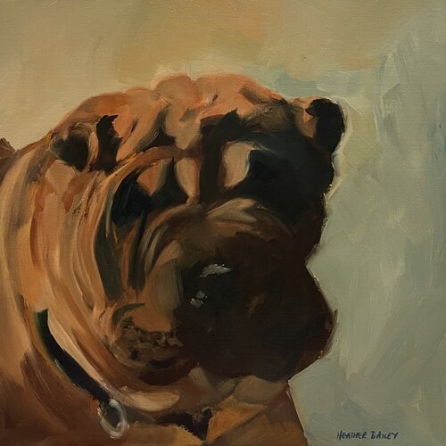 Bruno by Heather Bailey, 油畫 for Sale on Singulart