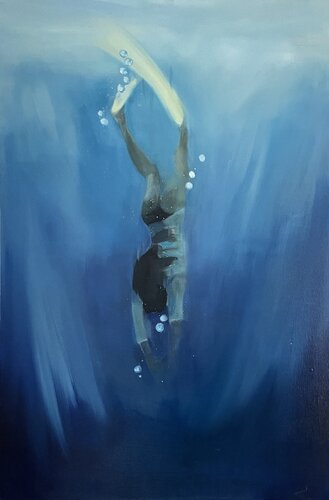 Diving Deep de Heather Bailey, Pintura a la venta en Singulart