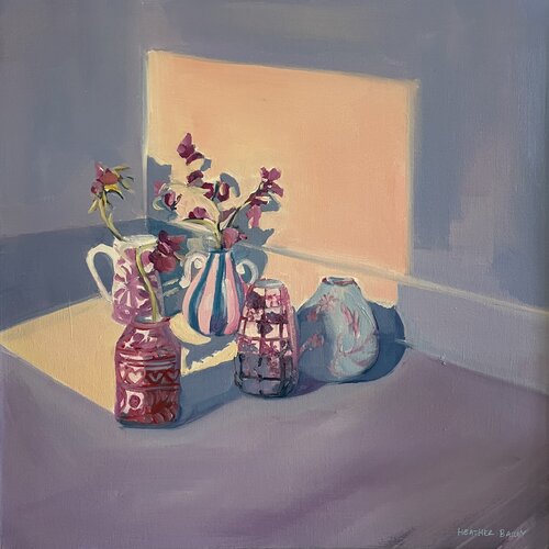 Sweet peas par Heather Bailey, Peinture en vente sur Singulart