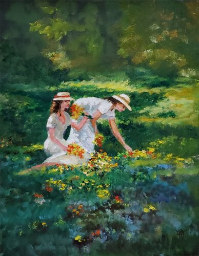 Languid Summer Days by Jarmila Dluhos, 회화 for Sale on Singulart