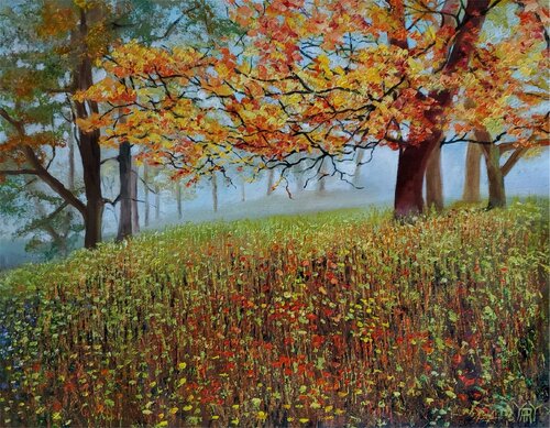 Early Morning Dew par Jarmila Dluhos, Peinture en vente sur Singulart