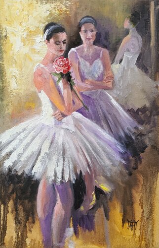 Nouvelle Prima Ballerina van Jarmila Dluhos, Schilderij te koop op Singulart