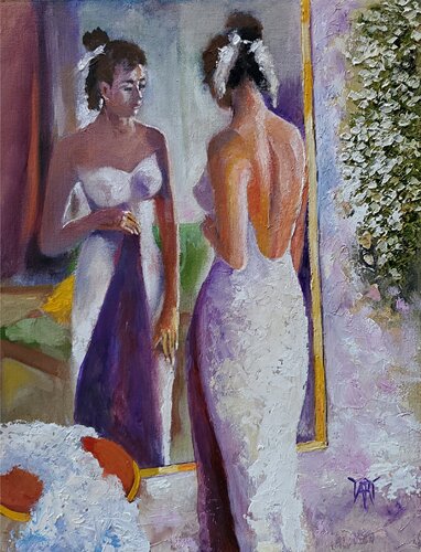 Reflection von Jarmila Dluhos, Malerei kaufen auf Singulart