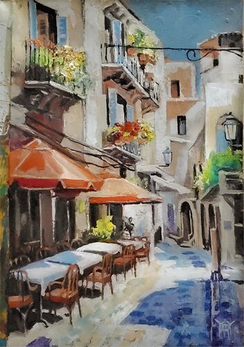 Italian Summer von Jarmila Dluhos, Malerei kaufen auf Singulart