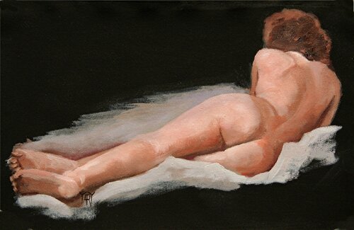 White Linens by Jarmila Dluhos, Painting for Sale on Singulart