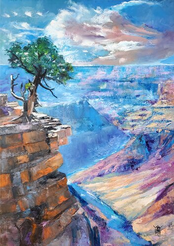 The Grand Canyon de Jarmila Dluhos, Pintura a la venta en Singulart