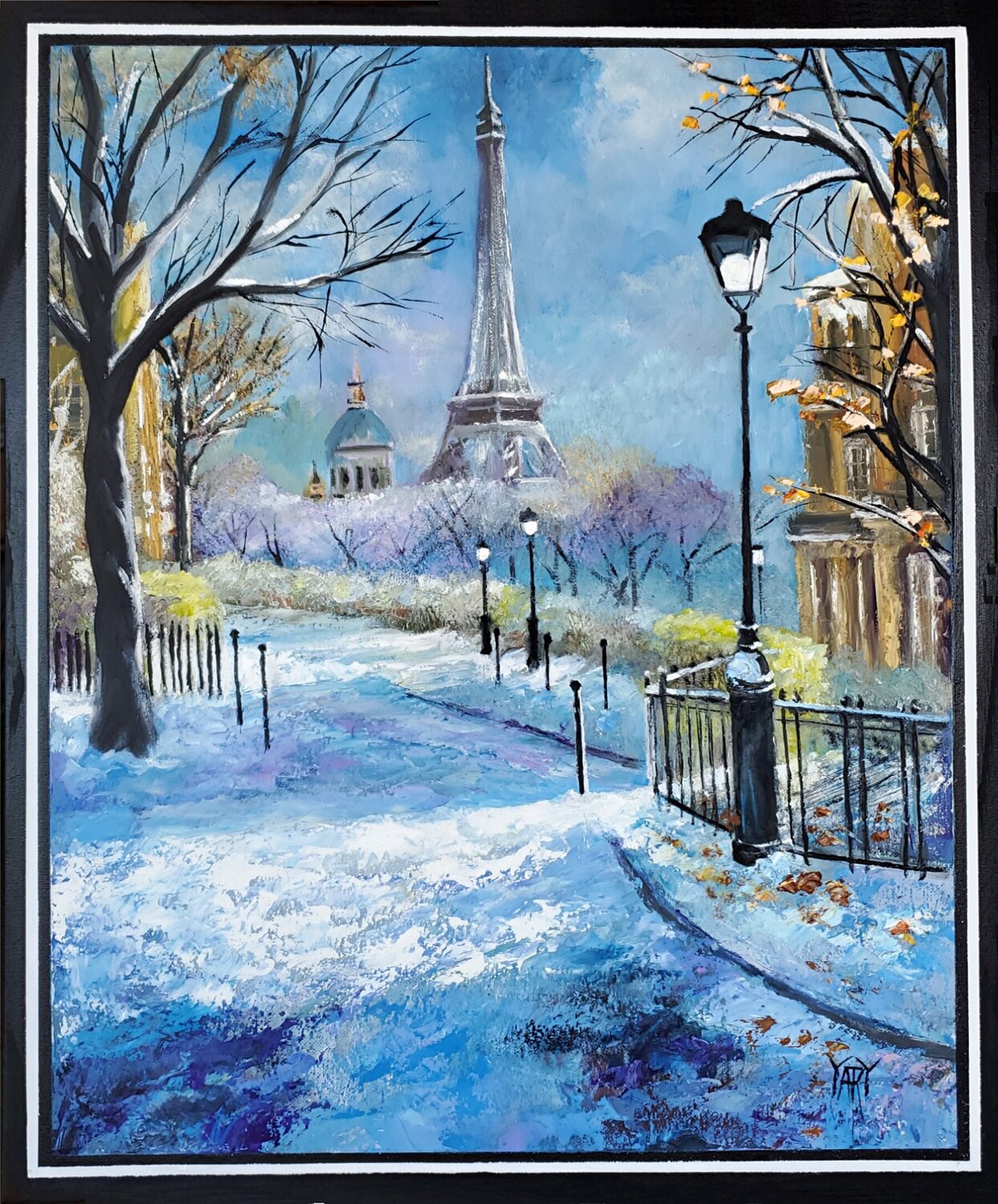 Whisper of Winter Jarmila Dluhos Dipinto originale in vendita