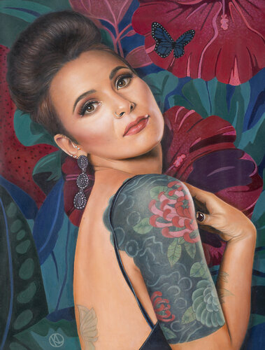 Antonela Alfonso - Tango Singer de Karin Lüders, Pintura a la venta en Singulart
