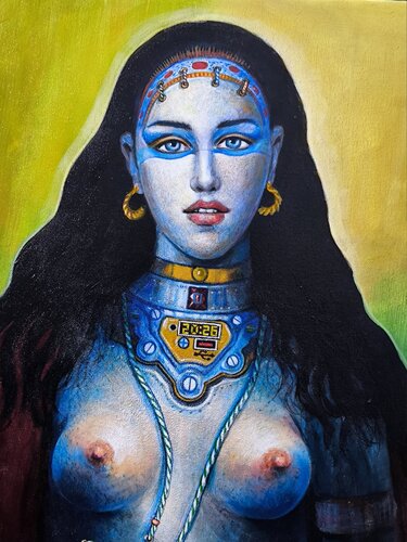 Femme bio-tek van Nezir Korkmaz, Schilderij te koop op Singulart