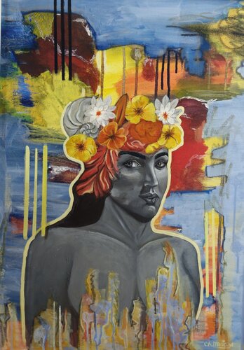 Die Frau by Carmen Alexandra Nastasa, Painting for Sale on Singulart