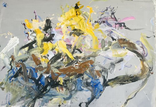 Bataille by Dominique Jamart, Painting for Sale on Singulart