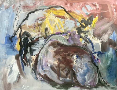 Les bestas by Dominique Jamart, Painting for Sale on Singulart