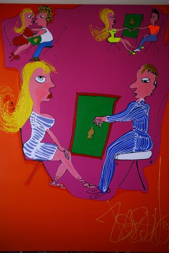 Rien ne va plus par Isa Sator, Peinture en vente sur Singulart