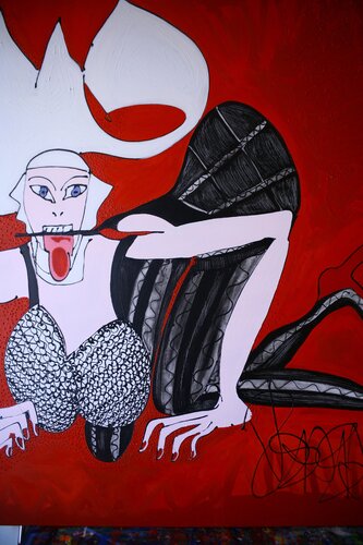 La crise dans le couple by Isa Sator, Painting for Sale on Singulart