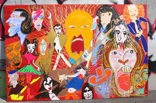 Rock N roll At All by Isa Sator, 油畫 for Sale on Singulart