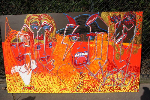 AC/DC by Isa Sator, Painting for Sale on Singulart