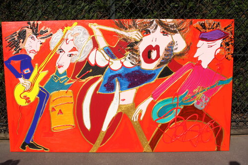 Rolling Stones by Isa Sator, Painting for Sale on Singulart