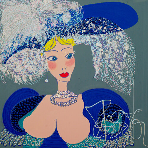 Liane de pougy by Isa Sator, 油畫 for Sale on Singulart