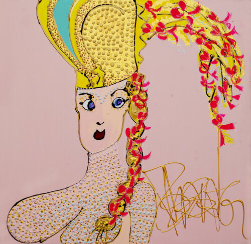 Blanche d Antigny par Isa Sator, Peinture en vente sur Singulart