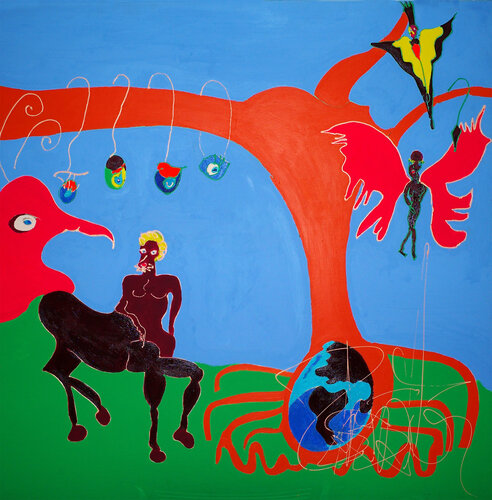 Le Meilleur des Mondes by Isa Sator, Painting for Sale on Singulart