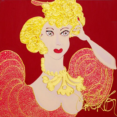 la  Belle  Otero by Isa Sator, Painting for Sale on Singulart