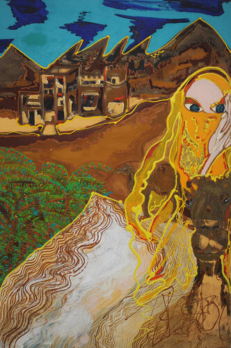 Belle du Désert by Isa Sator, Painting for Sale on Singulart