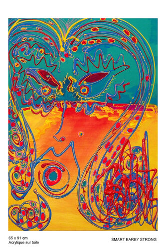 Smart Barby strong par Isa Sator, Peinture en vente sur Singulart