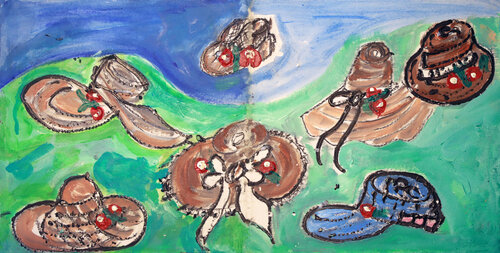 le temps des cerises carnet les chapeaux d été by Isa Sator, Work on Paper for Sale on Singulart