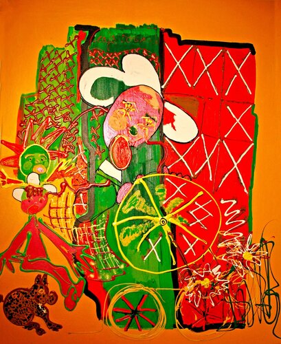 Pétage de plombs en règle par Isa Sator, Peinture en vente sur Singulart