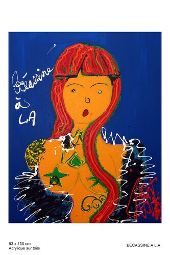 Bécassine à L.A par Isa Sator, Peinture en vente sur Singulart