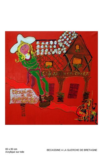 Bécassine à la Guerche de Bretagne par Isa Sator, Peinture en vente sur Singulart