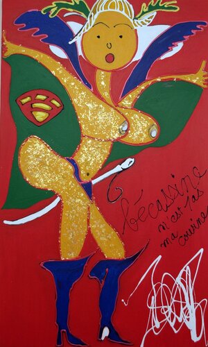 Bécassine n est pas ma cousine par Isa Sator, Peinture en vente sur Singulart