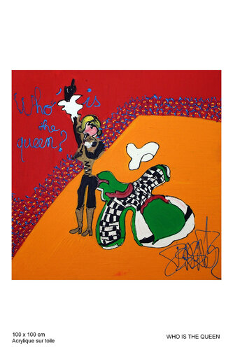 who is the Queen ? par Isa Sator, Peinture en vente sur Singulart