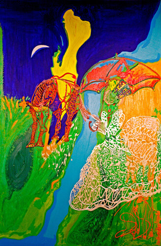 La Mariée par Isa Sator, Peinture en vente sur Singulart