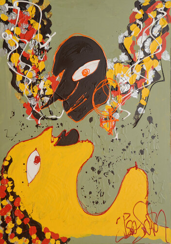 Le Baiser Maure de Isa Sator, Pintura a la venta en Singulart