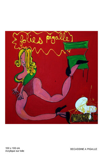Bécassine Pigale van Isa Sator, Schilderij te koop op Singulart