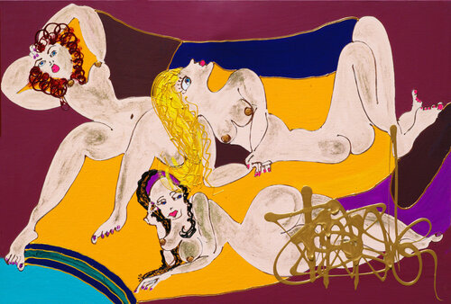 Le Harem par Isa Sator, Peinture en vente sur Singulart