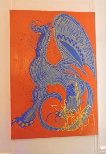 Dragon Celte de Isa Sator, Pintura a la venta en Singulart