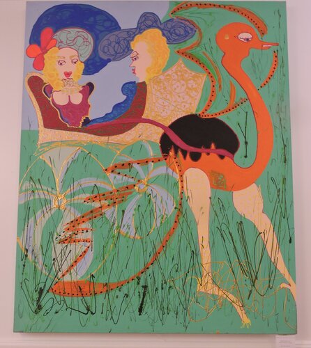 Balade aux bois de Boulogne by Isa Sator, Painting for Sale on Singulart
