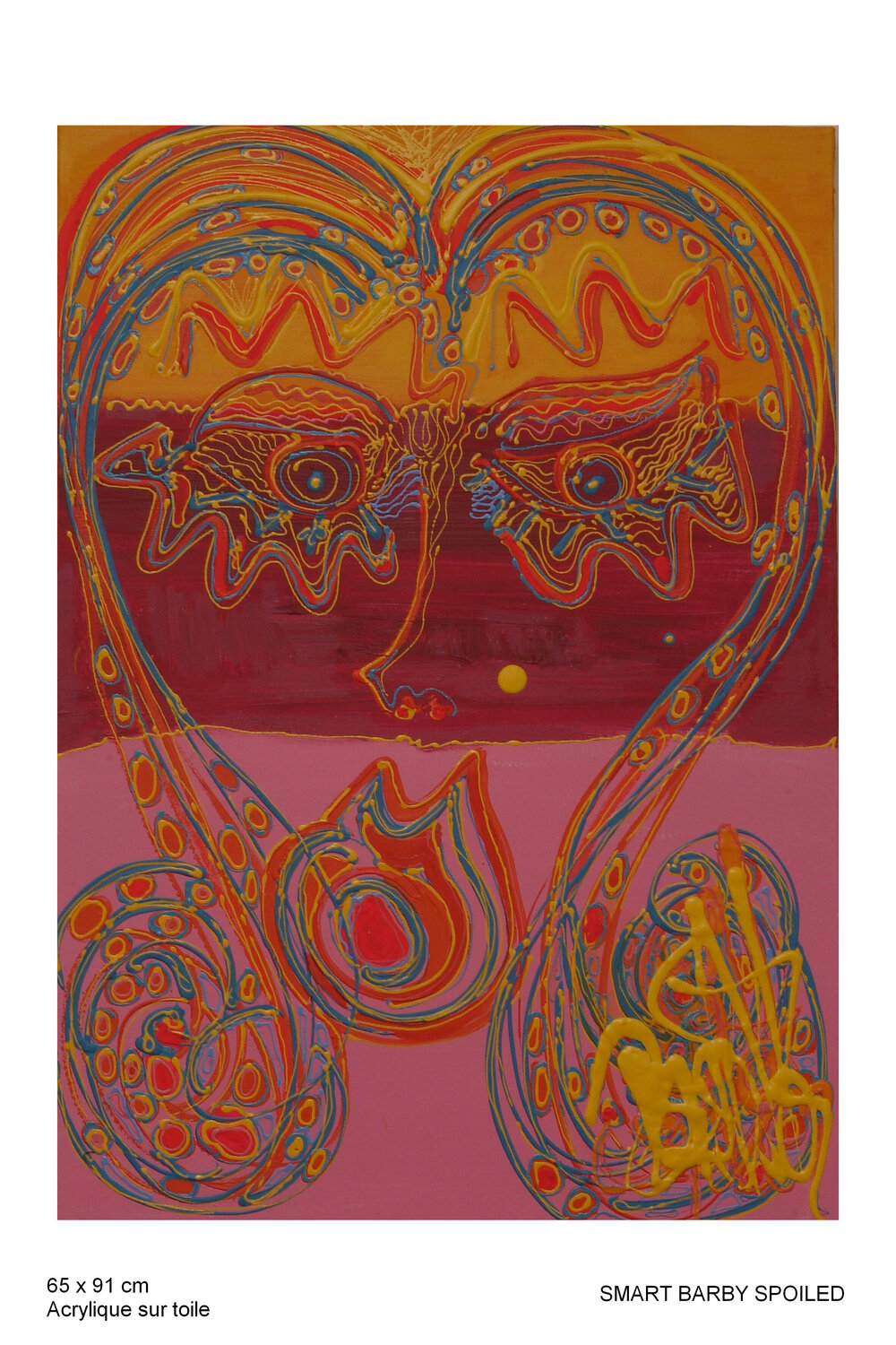 Smart barby Spoiled Isa Sator Peinture originale à vendre