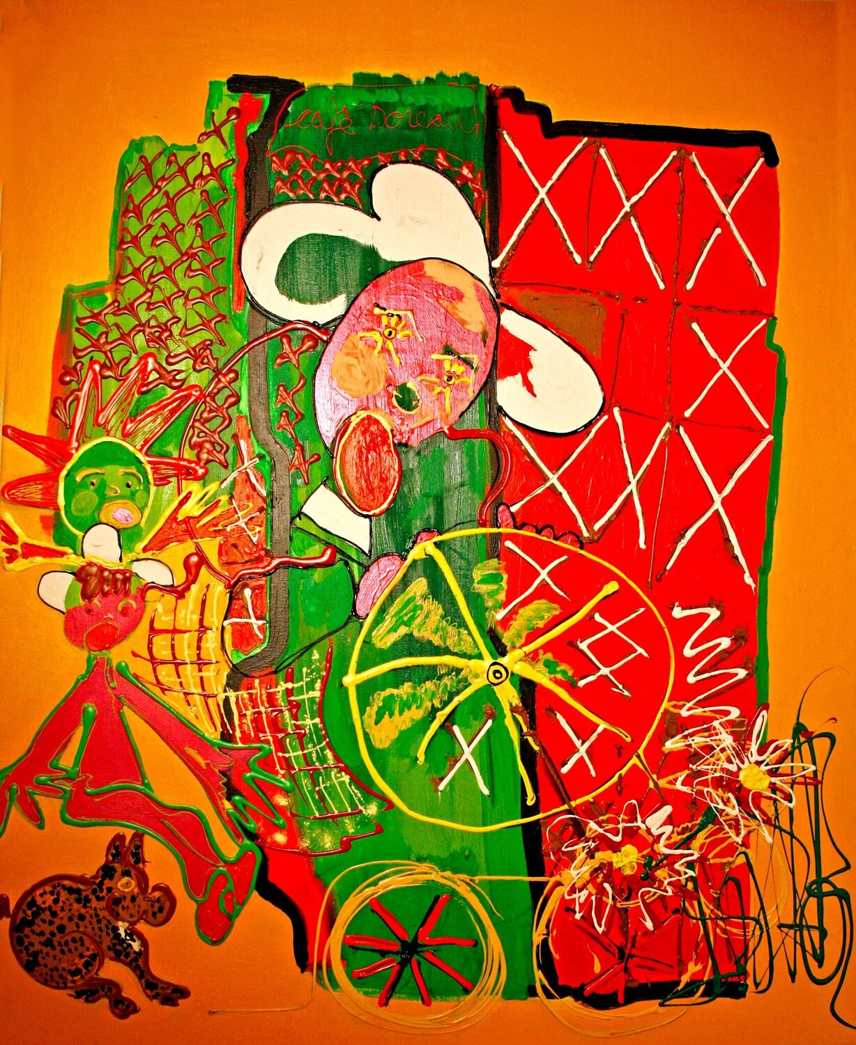 Pétage de plombs en règle Isa Sator Peinture originale à vendre