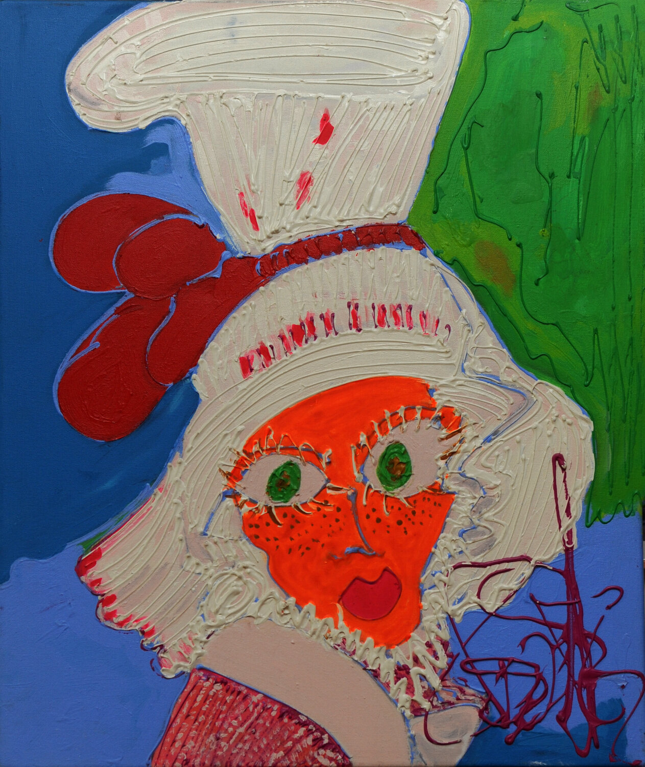 La belle du Cotentin Isa Sator Original painting for sale