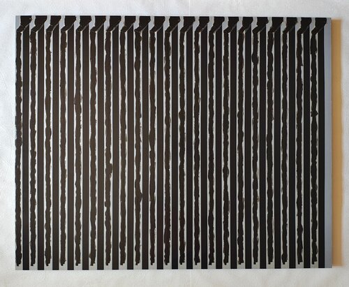 Painting for Masking Tapes  [Raditor - Black] by Motoaki Yoshikawa, Painting for Sale on Singulart