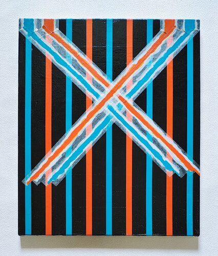 Painting for Masking Tapes [X] by Motoaki Yoshikawa, Painting for Sale on Singulart