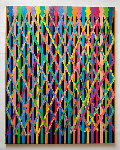 Painting for Masking Tapes  [Study] by Motoaki Yoshikawa, Painting for Sale on Singulart