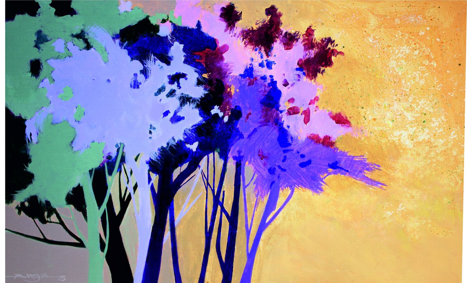 ARBOLÉS Augusto Banegas Pintura original en venta