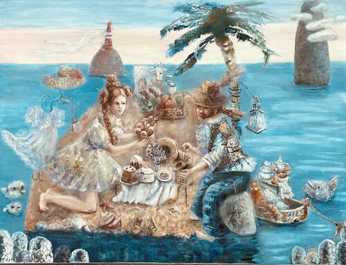 Love story di Natalia Bogdan, Pittura in vendita su Singulart