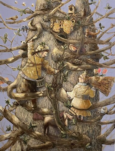 Wild Honey by Natalia Bogdan, 회화 for Sale on Singulart